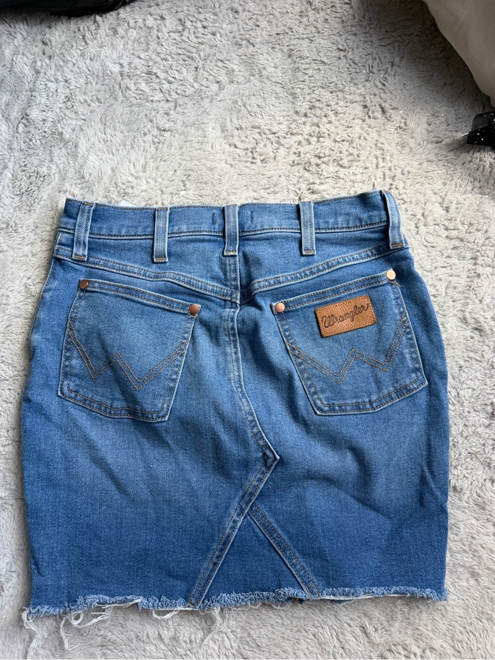 Blue Denim Mini Skirt - Picture 4 of 4